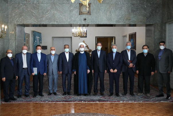 روحاني: هدف الأعداء من الحظر هو انهيار المجتمع وإفشال الحكومة