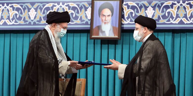 Grand Ayatollah Khamenei granted the presidential decree to Sayyid Ebrahim Raisi