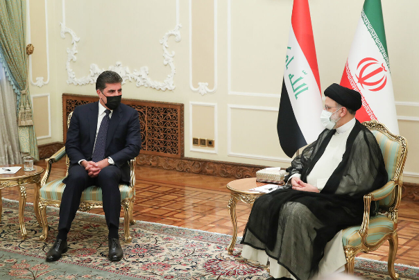 رئيسي: الظروف مهيئة لتعزيز التعاون مع إقليم كردستان العراق