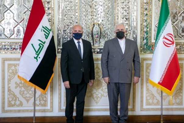 ظريف يبحث مع نظيره العراقي القضايا ذات الاهتمام المشترك