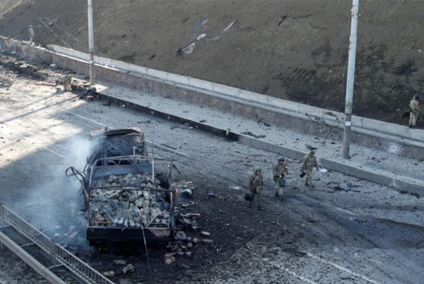 العملية العسكرية الروسية في أوكرانيا في يومها الرابع