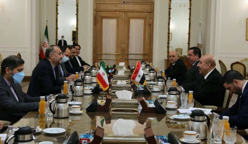 عبد اللهيان يبحث مع مملوك تعميق العلاقات بين ايران وسوريا