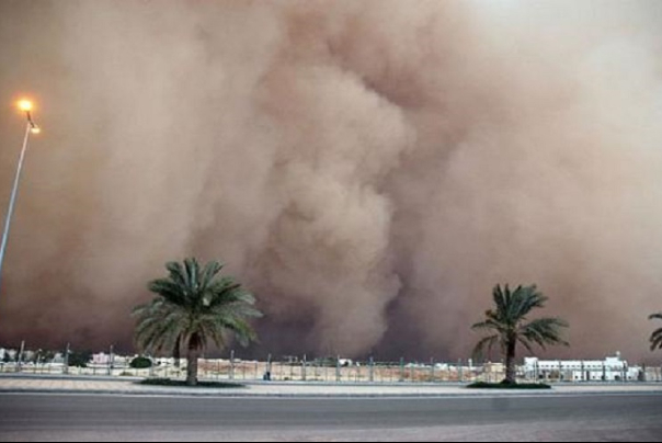 عاصفة ترابية تجتاح مناطق واسعة في السعودية