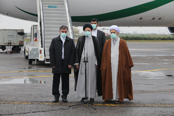 الرئيس الايراني يتفقد محافظة مازندران