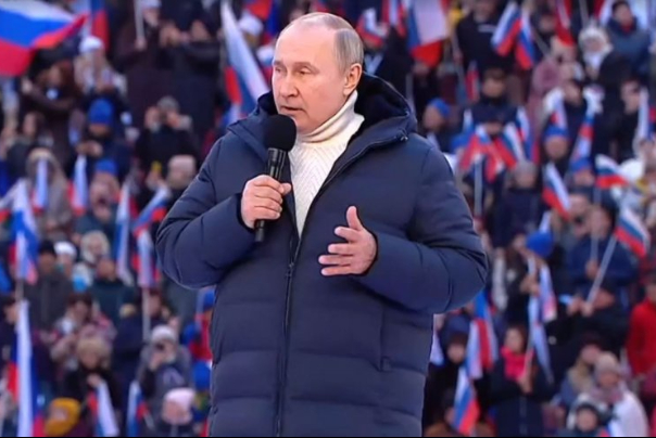 بوتين يوضح هدف العملية العسكرية في اوكرانيا