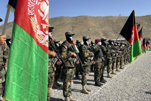 Presence of trained Afghan forces in the Ukraine war