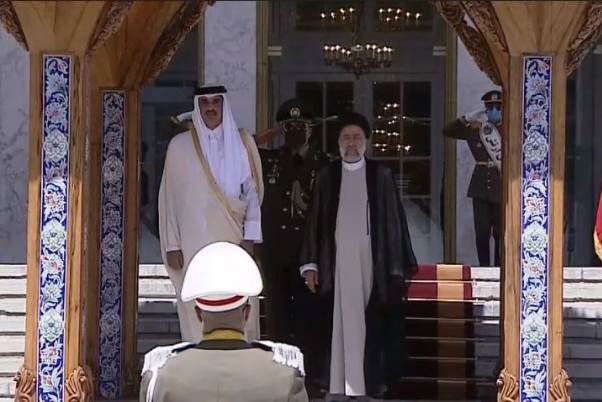 امير قطر يثني على حفاوة الإستقبال في إيران