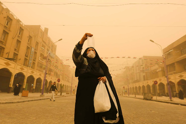 گرد و غبار در استان‌های غربی
