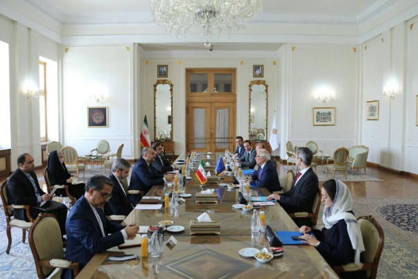Глава МИД Ирана встретился с верховным представителем ЕС в Тегеране