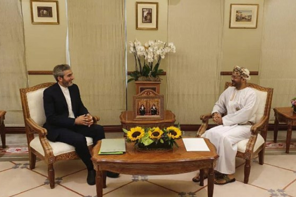 علی باقری با وزیر خارجه عمان دیدار کرد