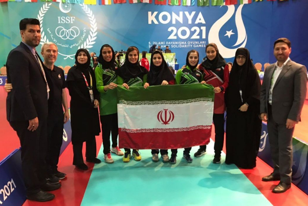 Женская сборная Ирана по настольному теннису завоевала золото на Исламских играх