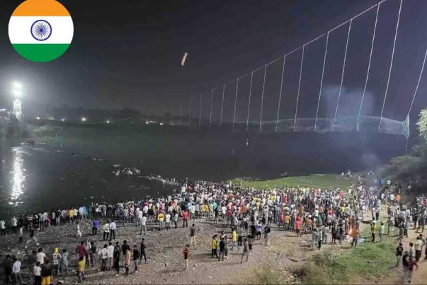 ارتفاع حصيلة ضحايا انهيار جسر معلق غربي الهند إلى 120 قتيلا (فيديو)