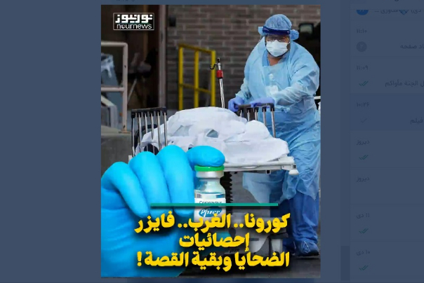 " كورونا، فايزر، الغرب" إحصائيات الضحايا وبقية القصة!