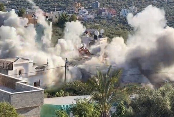 رژیم صهیونیستی منزل دو جوان فلسطینی را منفجر کرد + فیلم