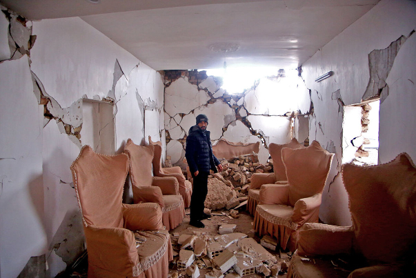 هذا هو حجم الأضرار جراء زلزال خوي بشمال غرب ايران