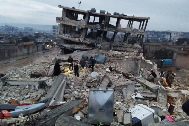 ارتفاع ضحايا زلزال سوريا وتركيا إلى 3,716 وفاة وأكثر من 15,693 إصابة