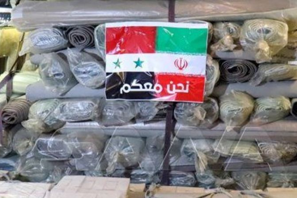 رابع طائرة مساعدات إيرانية لمنكوبي الزلزال بسوريا