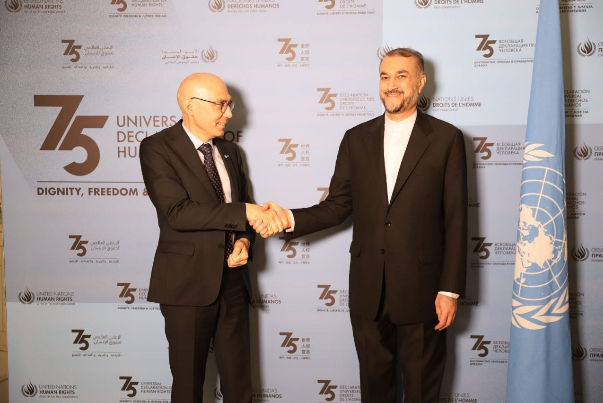 Амир Абдоллахиян встретился с верховным комиссаром ООН по правам человека