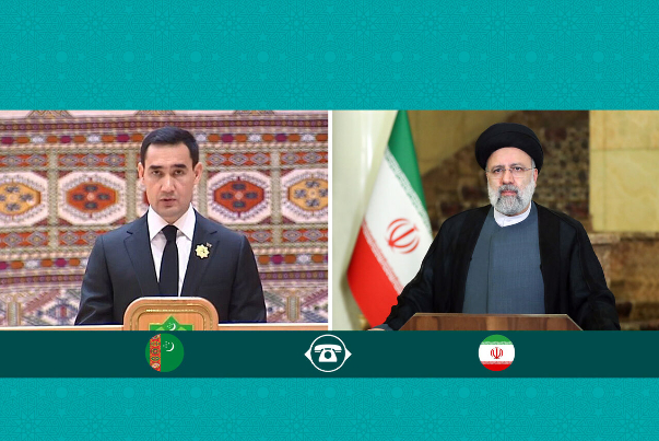 محادثات هاتفية بين الرئيسين الايراني والتركمنستاني حول القضية الفلسطينية