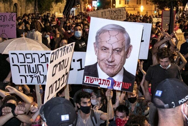 تظاهرات گسترده علیه نتانیاهو برای هجدهمین هفته متوالی+ فیلم