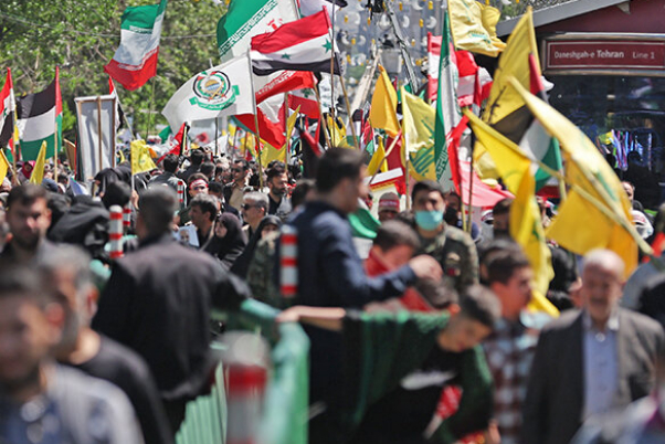 مسيرات مُهيبة في ايران بمناسبة يوم القدس العالمي