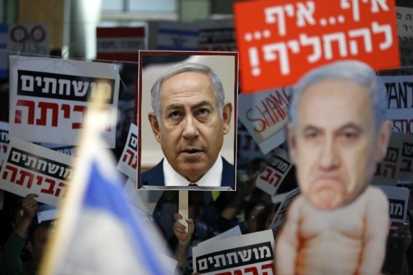 تظاهرات گسترده علیه نتانیاهو با وجود ادامه حملات به غزه
