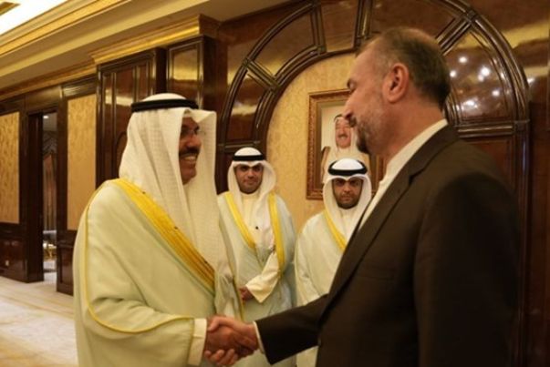 عبداللهيان يلنقي رئيس الوزراء الكويتي