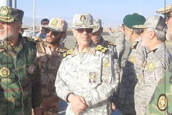 اللواء باقري يتفقد الشريط الحدودي بين ايران وجمهورية اذربيجان