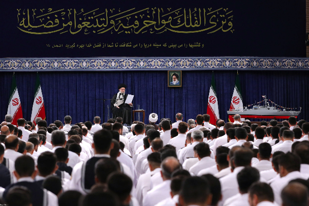 The Supreme leader applauds Navy for elevating Iran’s prestige after circumnavigation of world