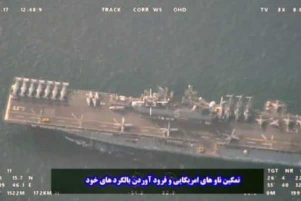 هشدار نیروی دریایی سپاه به ناوگروه آمریکایی در خلیج فارس+ تصاویر