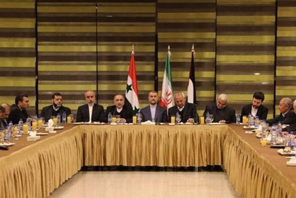 عبداللهيان لقادة الفصائل الفلسطينية: طهران متمّسكة باستراتيجية دعم الشعب الفلسطيني