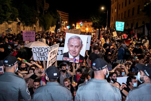 سی‌وپنجمین هفته تظاهرات سراسری علیه نتانیاهو