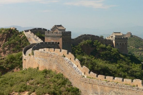بخشی از دیوار چین تخریب شد