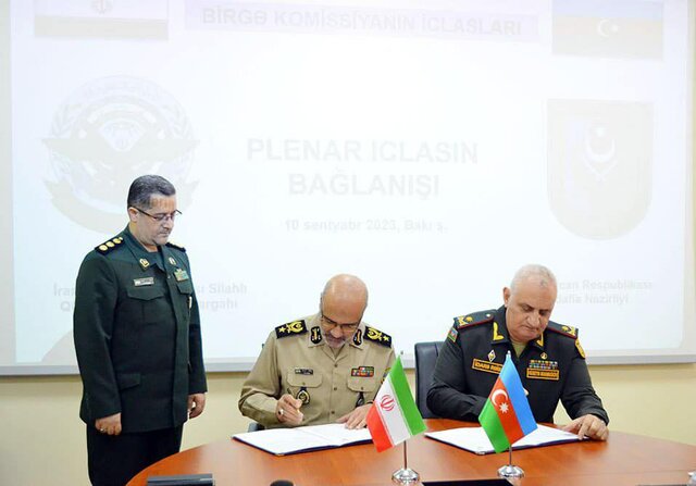 Tehran and Baku ink document on military-defense cooperation