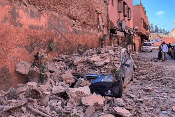 كم بلغت شدة زلزال المغرب مقارنة بالقنابل النووية؟