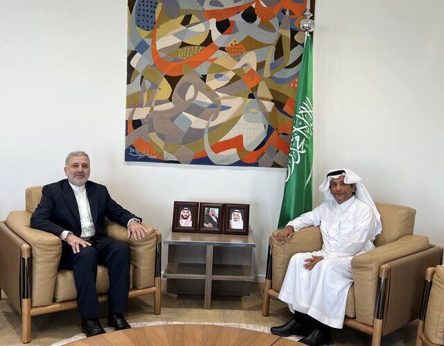 Iran and Saudi diplomats confer on mutual ties