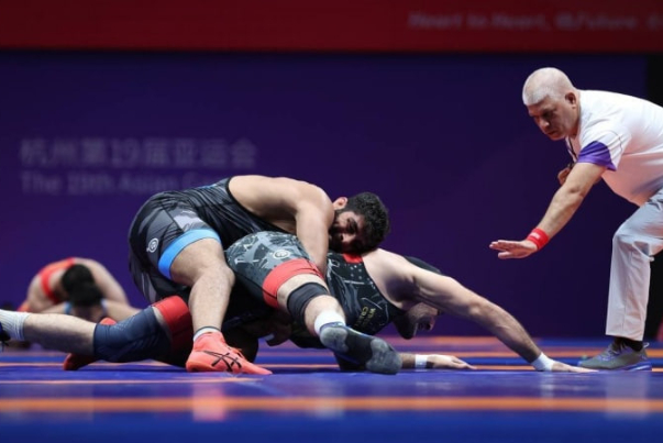 Первая золотая медаль Ирана по борьбе на Азиатских играх