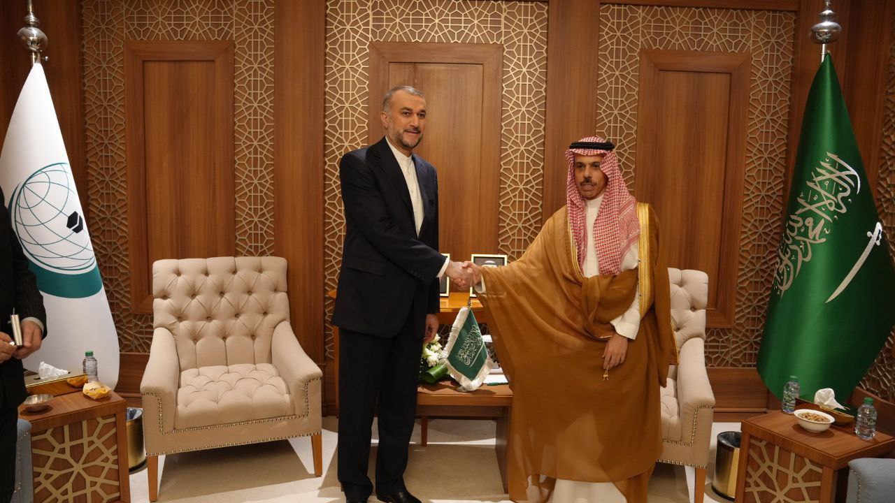 Iran and Saudi FMs meet on the sidelines of OIC