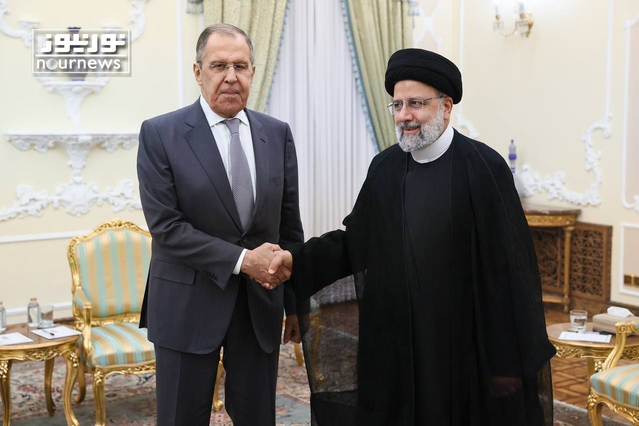 Russian FM met with the president of Iran