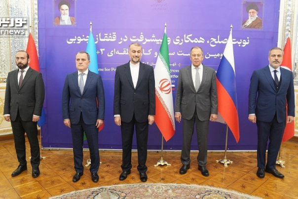 بیانیه مشترک دومین نشست سازوکار منطقه‌ای «3+3» در تهران