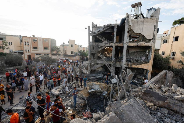 العدوان الاسرائيلي على غزة في يومه الـ23