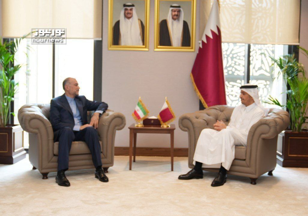 Amir-Abdollahian met with Mohammed bin Abdulrahman bin Jassim Al Thani