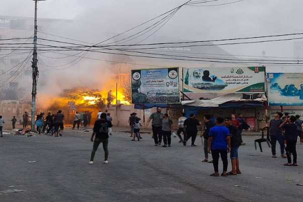 العدو الصهيوني يستخدم قنابل حرارية في عدوانه على غزة