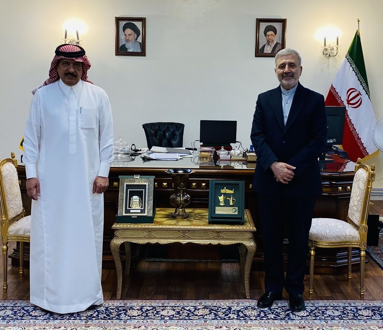 Iran and Saudi ambassadors discuss regional developments