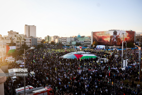 گزارش تصویری | تجمع مردمی تهران در حمایت از مردم غزه