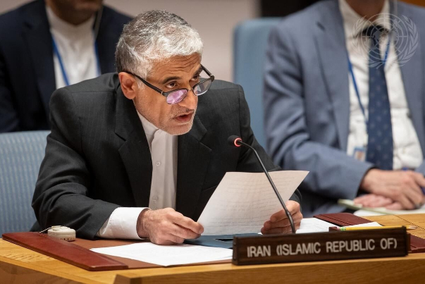 سفير إيران بالامم المتحدة: إيران لم تشارك في أي هجوم ضد القوات الأمريكية