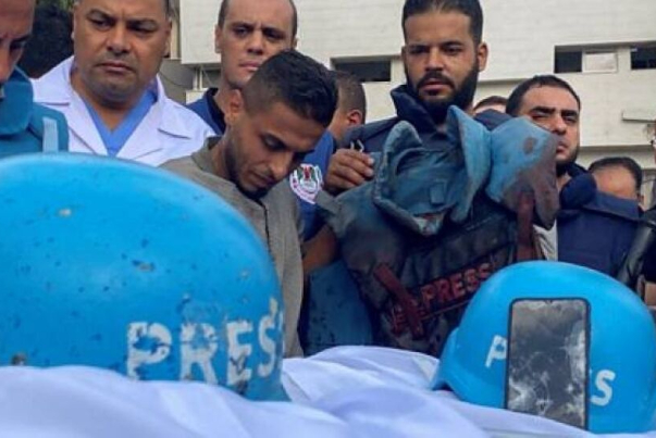 آخر حصيلة للشهداء الصحفيين إثر العدوان على غزة