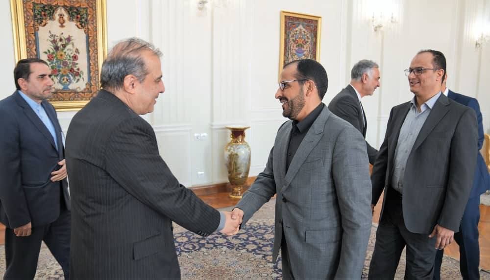 Mohammad Abdul-Salam's meeting with senior adviser to the Iranian foreign minister on special political affairs