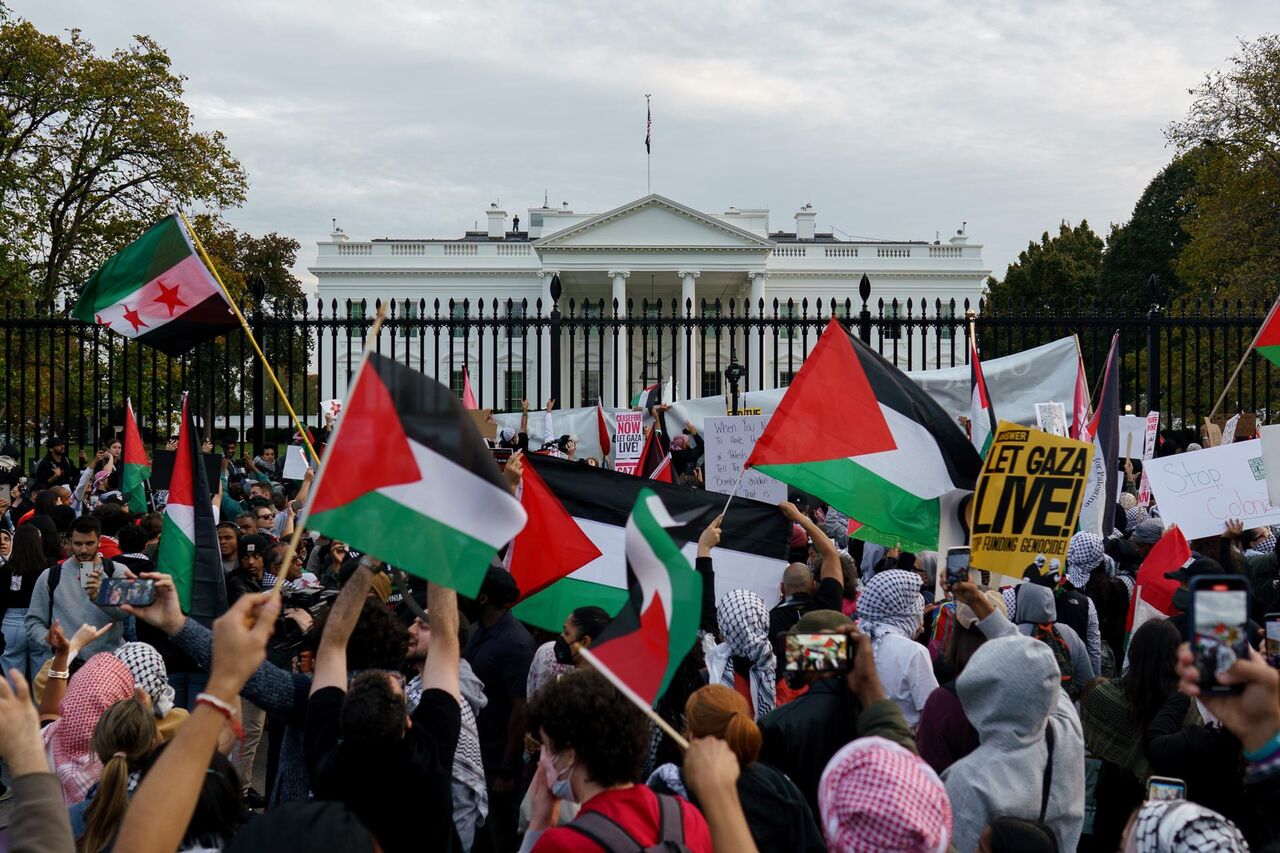 Massive Pro-Palestine demo outside White House on ‘Global Day of Action’