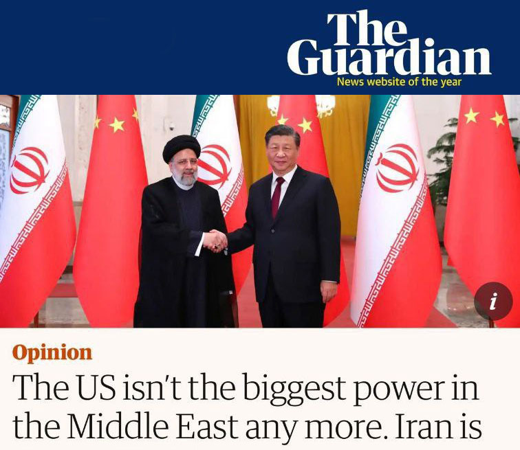 گاردین: آمریکا دیگر قدرت برتر خاورمیانه نیست، بلکه ایران این جایگاه را بدست آورده است